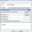 Password protect an Outlook pst file
