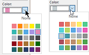 Outlook category colors