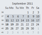 Navigation Calendar 