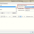 Assign a signature to each email account