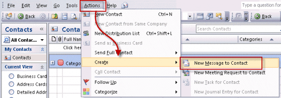 Using Categories for a dynamic dl in Outlook 2007
