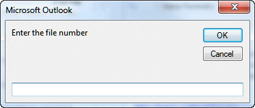 Enter the file number into the input box.