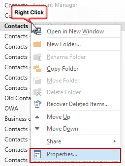 Enabled contacts as an address book
