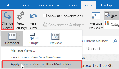 copy view to other folders