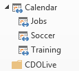 Outlook sub calendar folders