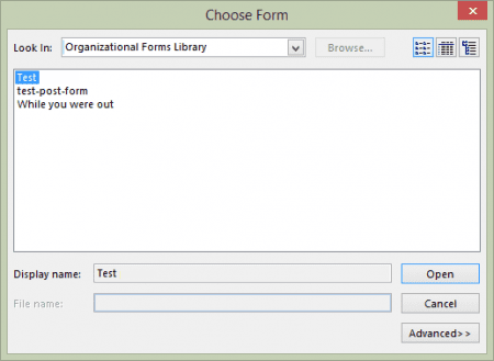 Create an Organizational Forms Library in Exchange or Office 365 ...