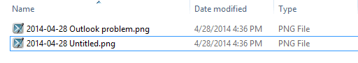 Save attachments with the modified date