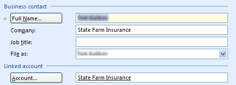 Copy Account name to Company name field