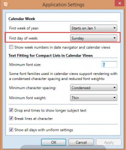 CPAO Application Settings