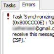 send and receive error