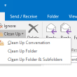 clean up commands on ribbon