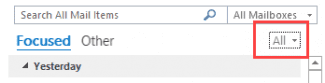 mentioned mail in outlook