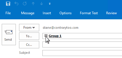 expand contact groups
