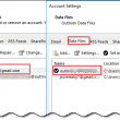 default data file
