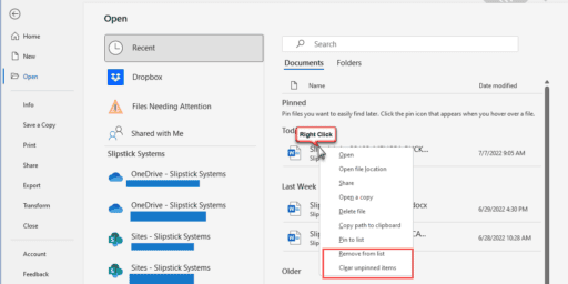 How To Open List File Edit Outlook’s Attach File list | Slipstick Systems