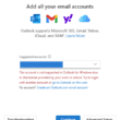 account not supported in Outlook for Windows