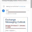 Outlook message in sidebar