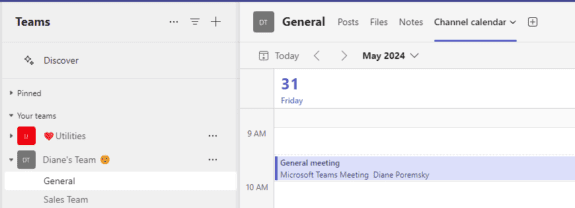 Display Teams Calendars in Outlook Display Teams Calendars in Outlook