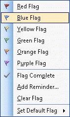 Outlook 2003's color flags