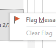 Flag options are limited in IMAP accounts