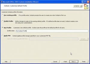 Create an Outlook PRF