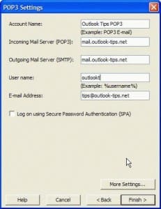 Create an Outlook PRF