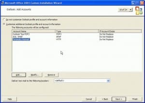 Create an Outlook PRF